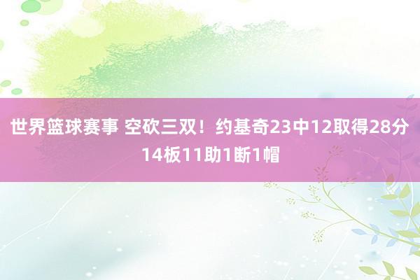 世界篮球赛事 空砍三双！约基奇23中12取得28分14板11助1断1帽