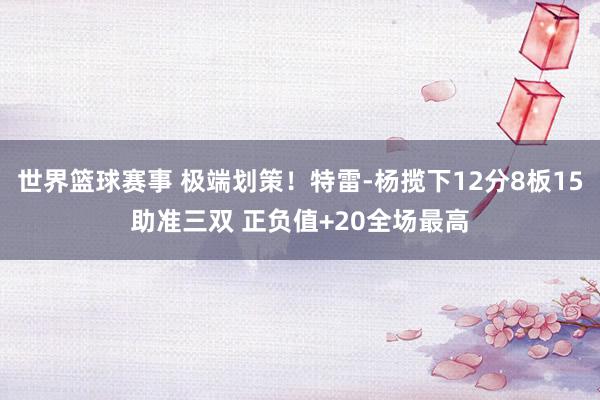 世界篮球赛事 极端划策！特雷-杨揽下12分8板15助准三双 正负值+20全场最高